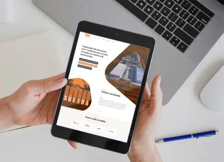 Site de Sólida Estruturas